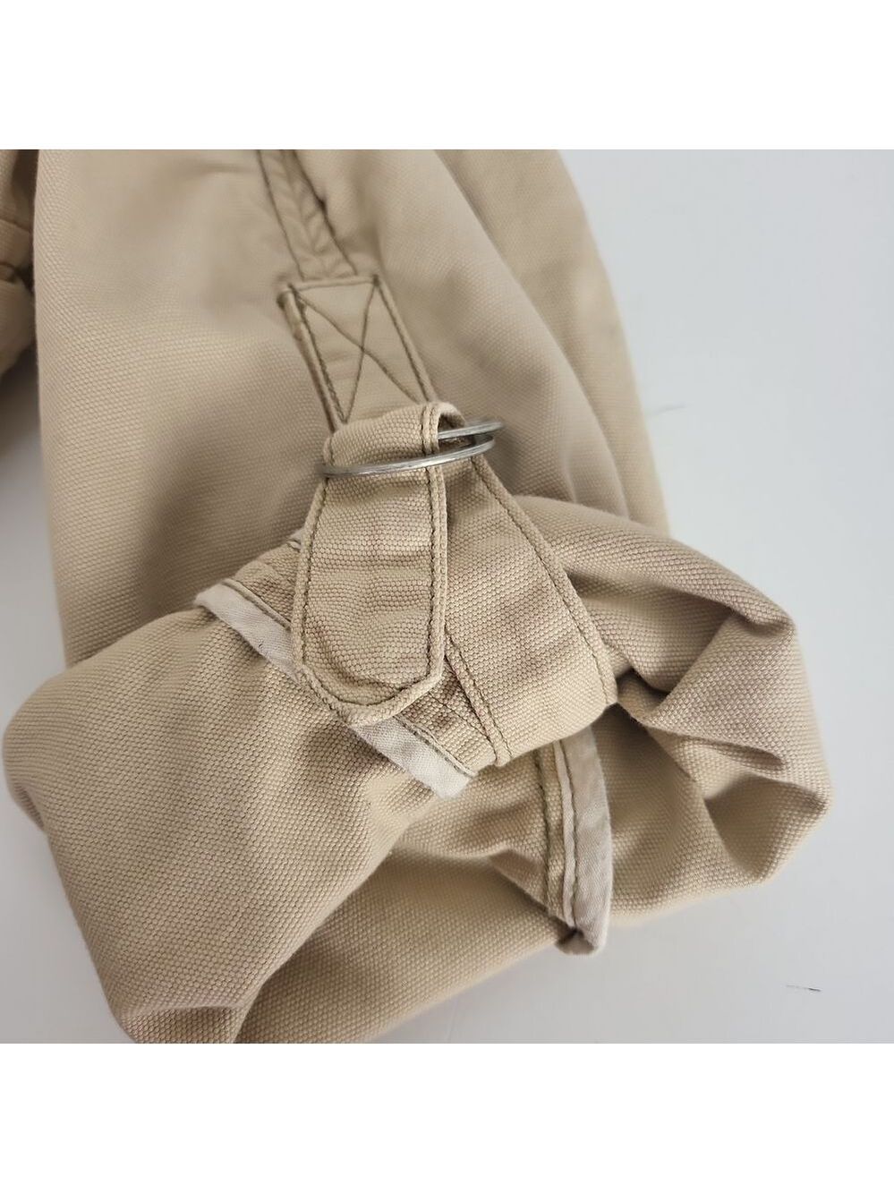 Kensie Jeans Tan Cargo Utility Jacket Size Medium - Picture 10 of 12